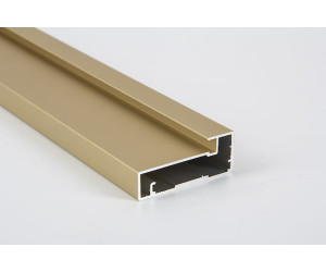 Алюминиевый фасад 356*796 из профиля М41 Gold & Satin 