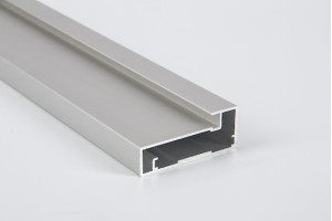 Aluminum facade 356 * 796 from M41 Silver & Satin profile