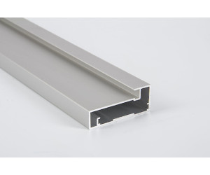 Алюмінієвий фасад 356 * 796 з профілю М41 Silver & Satin