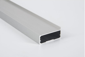 Aluminum facade 356 * 796 from M11 Silver & Satin profile