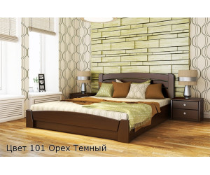 Ліжко двох спальне Селена-Аурі 160*200 дерев'яне з бука