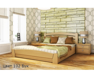 Ліжко двох спальне Селена-Аурі 160*200 дерев'яне з бука