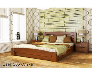 Ліжко двох спальне Селена-Аурі 160*200 дерев'яне з бука