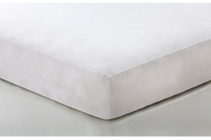 Mattress cover moisture resistant tension ROLL-TOP