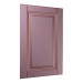 Rect Bav Liner Lilac & Red TopMatt - 19 mm painted MDF fronts with Classic milling 