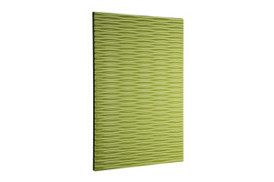 Wave Green High Gloss - Painted MDF fronts 19 mm with milling in Classic style 