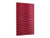 Wave Red Wine High Gloss - Painted MDF fronts 19 mm with milling in Classic style 