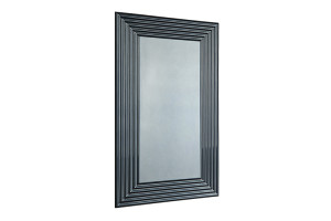 BastiOn Anthracite High Gloss - Painted MDF facades 19 mm with milling in Classic style 