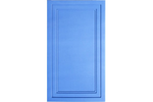  Screen Kant Blue TopMatt - Painted MDF facades 19 mm with milling in the Modern style