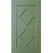 Screen Spros Romb Green TopMatt -  Крашеные фасады МДФ 19 мм с фрезеровкой в стиле Modern