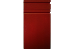 Фасад Integra 716*396 Red mat  -  Фарбовані фасади МДФ 19 мм з фрезеруванням у стилі Modern