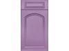 Facade Arc -1 716*396 Lilac gloss - Painted MDF facades 19 mm with milling in Modern style