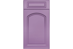 Facade Arc -1 716*396 Lilac gloss - Painted MDF facades 19 mm with milling in Modern style