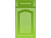 Facade Arch -1 716*396 Apple green matt - Painted facades MDF 19 mm with milling in Modern style