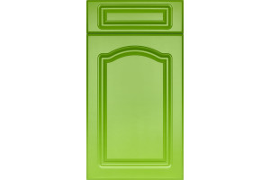 Фасад Арка -1 716*396 Зеленое яблоко матовый  -  Крашеные фасады МДФ 19 мм с фрезеровкой в стиле Modern
