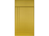 Facade Crezet 716 * 396 Golden matt - Painted facades MDF 19 mm with milling in the Modern style