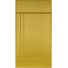 Facade Crezet 716 * 396 Golden matt - Painted facades MDF 19 mm with milling in the Modern style