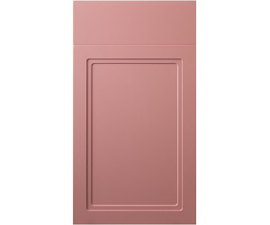 Facade Straight 2B 716*396 Pink matte - Painted MDF fronts 19 mm  with standard types of milling