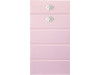 Front Fast Line 3 716*396 Pink matte - Painted fronts MDF 19 mm  with standard types of milling