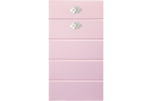 Front Fast Line 3 716*396 Pink matte - Painted fronts MDF 19 mm  with standard types of milling