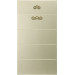 Facade Fast Line 3K 716*396 Beige matt - Painted fronts MDF 19 mm  with standard types of milling