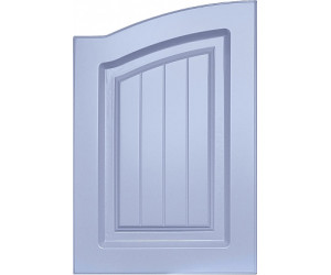 Facade Straight D-1 Lattice 716*396 Blue matte - Painted facades MDF 19 mm  with standard types of milling