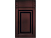 Facade Straight Bavaria 4K 716*396 Burgundy matte - Painted facades MDF 19 mm  with standard types of milling
