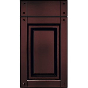 Facade Straight Bavaria 4K 716*396 Burgundy matte - Painted facades MDF 19 mm  with standard types of milling