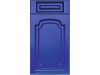 Facade Bavaria Antique 716 * 396 Blue matte - Painted facades MDF 19 mm  with standard types of milling