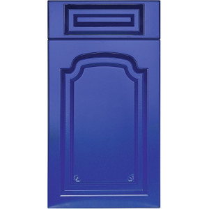 Facade Bavaria Antique 716 * 396 Blue matte - Painted facades MDF 19 mm  with standard types of milling