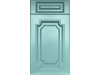 Фасад Баварія Онтаріо 716*396 Бірюзовий матовий - Красені фасади МДФ 19 мм  зі стандартними видами фрезерування