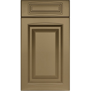 Facade of Bavaria Soprano 716 * 396 Bronze opaque - Painted facades of MDF of 19 mm  with standard types of milling