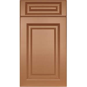 Facade Straight Bavaria 716*396 Bronze matt - Painted facades MDF 19 mm  with standard types of milling