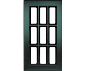 Фасад Прямий Баварія Вітрина + Хрест 716*396 Антрацит матовий