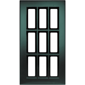 Facade Direct Bavaria Show-window + Cross 716 * 396 Anthracite-painted MDF facades of 19 mm with standard types of milling from the Bavaria series