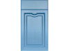 Facade of Stella Bavaria 716 * 396 Blue Mat - Painted facades of MDF of 19 mm  with standard types of milling