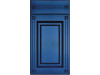 Фасад Прямой + Bline Бавария 716*396  Синий матовый - Крашеные фасады МДФ 19 мм  со стандартными видами фрезерования 