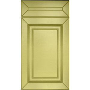 Facade Straight Line 45 Bavaria 716*396 Gold Matt - Painted fronts MDF 19 mm  with standard types of milling