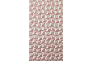 Facade 3D ZigZag 716*396 Pink matte - Painted facades MDF 19 mm  with standard milling types from the 3D series