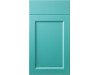 Screen Сone 80 Aqua TopMatt - Painted MDF facades 19 mm with milling in the Modern style 