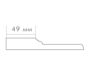 Screen Trio 49  White Top Matt 