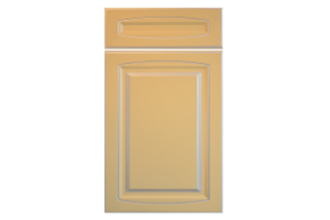 Positano 48 Cash & Silver Top Matt - 19 mm painted MDF fronts with Neo Classik milling 