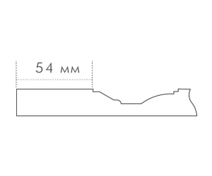 Primer 54 Sasari Top Matt - 19 mm painted MDF fronts with milling in the style of Neo Classik modern classic 