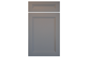 Primer Trio 55 Gray Top Matt - Painted MDF fronts 19 mm with milling in the style of Neo Classiс 