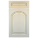 Denver 45 White & Beige Top Matt - 19 mm painted MDF fronts with Neo Classik style milling 