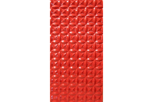 Facade RobiN Art 3D 6114 FG 716 * 396 Red Gl MDF film facades with milling in 3D style
