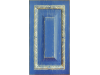 Фасад Turin Art AD 4123 ФГ 716*396 Синяя Структура & Gold Пленочные фасады МДФ  с фрезеровкой в стиле Art Decor