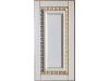 Facade Napoleon Art AD 4117 FG 716 * 396 White & Gold - MDF film facades with milling in Art Decor style