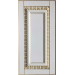 Facade Napoleon Art AD 4117 FG 716 * 396 White & Gold - MDF film facades with milling in Art Decor style