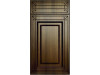 Facade Keln Bv 7124 FG 716 * 396 Walnut & Patina Foil MDF facades with milling in the Bavarian style